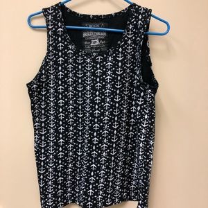 Tribal Style Anchor Print Tank